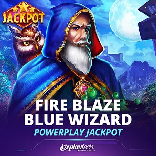 Fire Blaze: Blue Wizard PowerPlay Jackpot